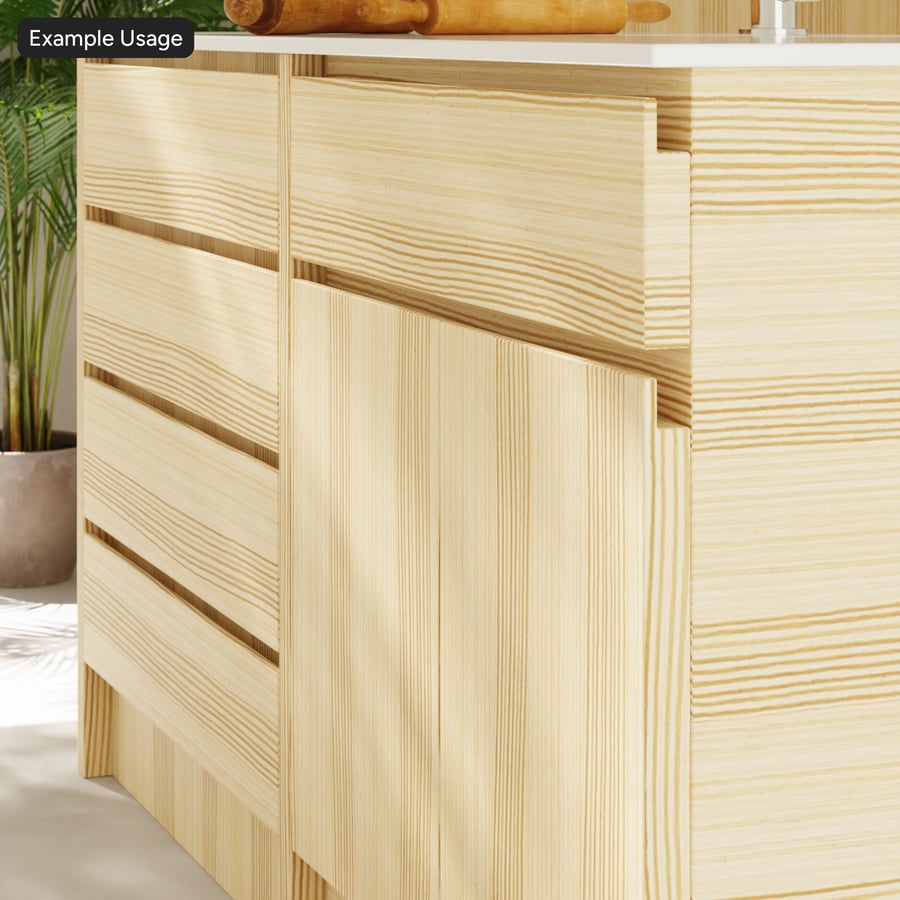 Slip Match Oak Wood Veneer Texture, Toasted Beige