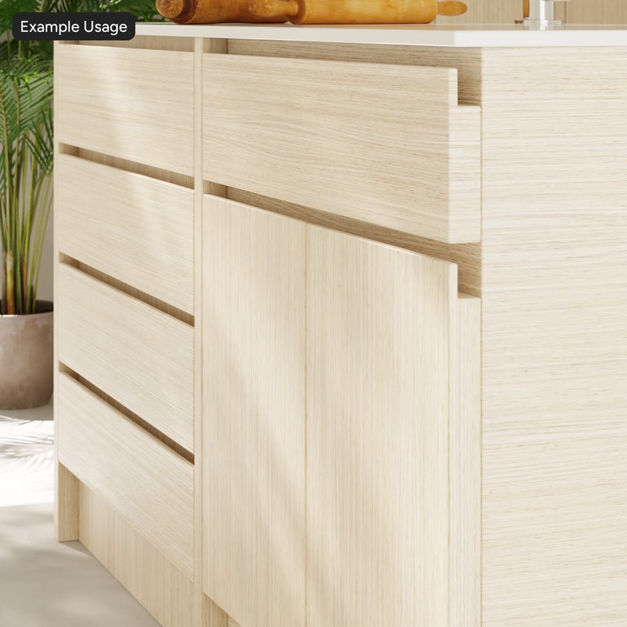 Slip Match Venezia Wood Veneer Texture, White
