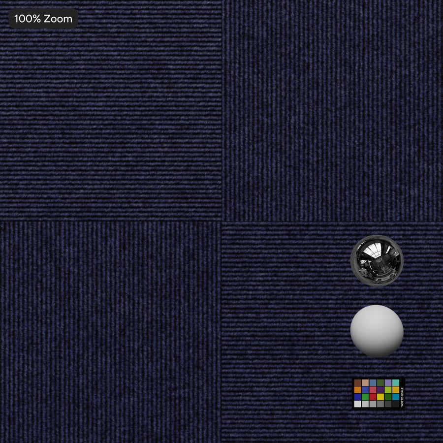 Textura de piso de carpete comercial em mosaico, azul-marinho