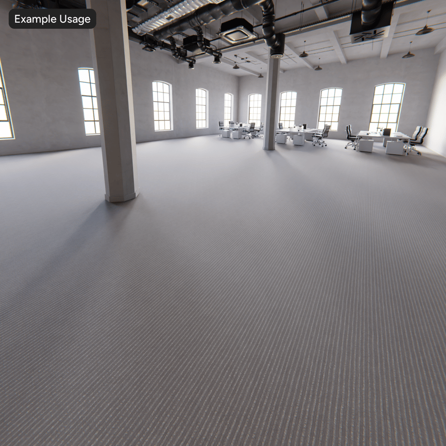 Tekstur Lantai Karpet Tumpukan Cornrows Cut &amp; Loop Pile, Coklat Moka
