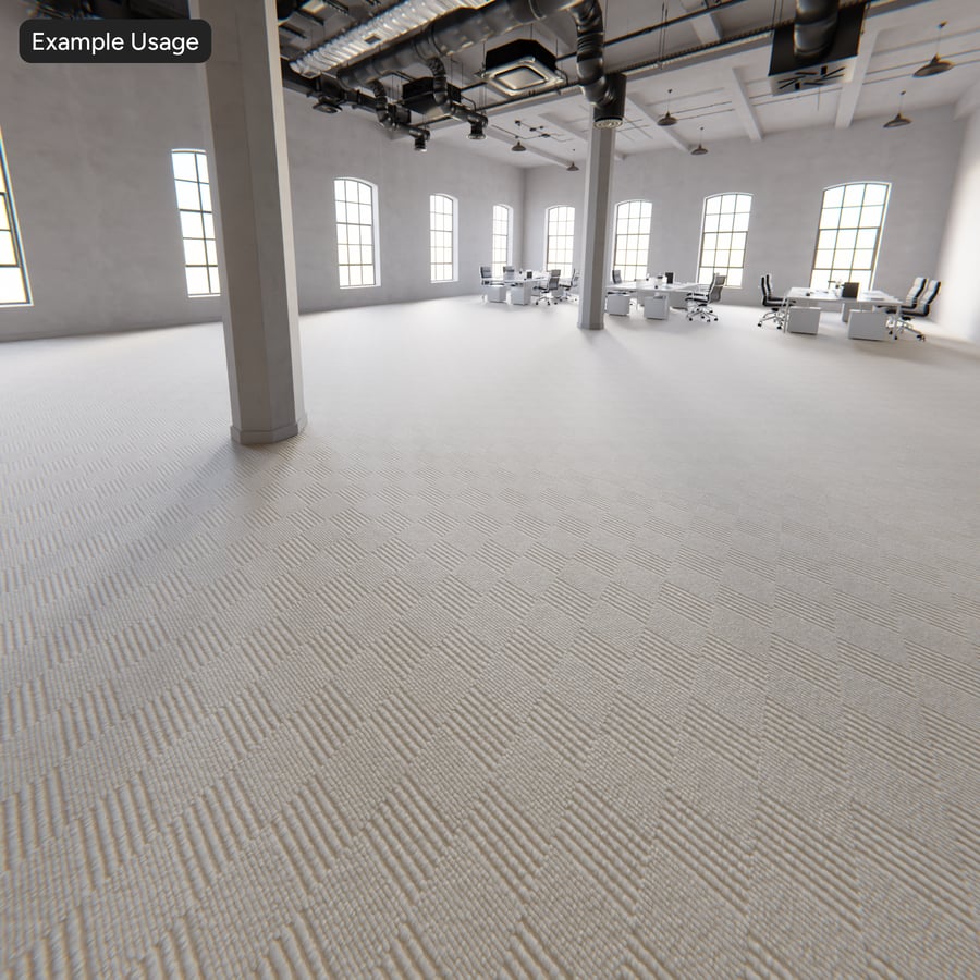 Checkerboard Loop Pile Carpet Flooring Texture, Tan