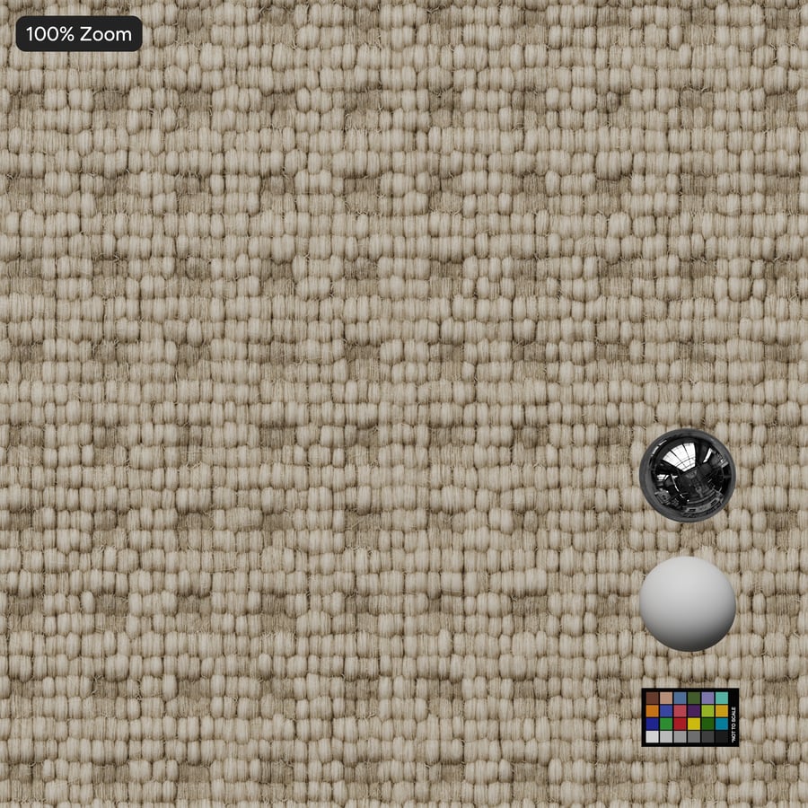 Grid Loop Pile Carpet Flooring Texture, Tan