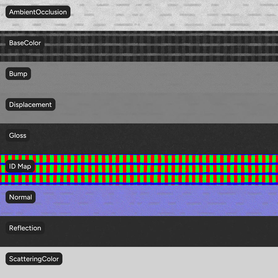 Grid Designer Plush Pile Carpet Flooring Texture, nero