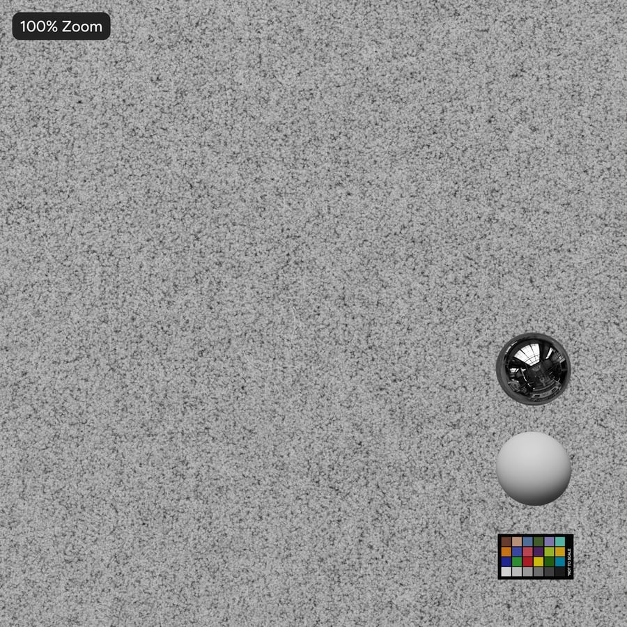 Textura koberce s přírodním plyšovým vlasem, šedá
