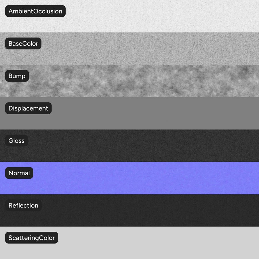 Textura koberce s přírodním plyšovým vlasem, šedá