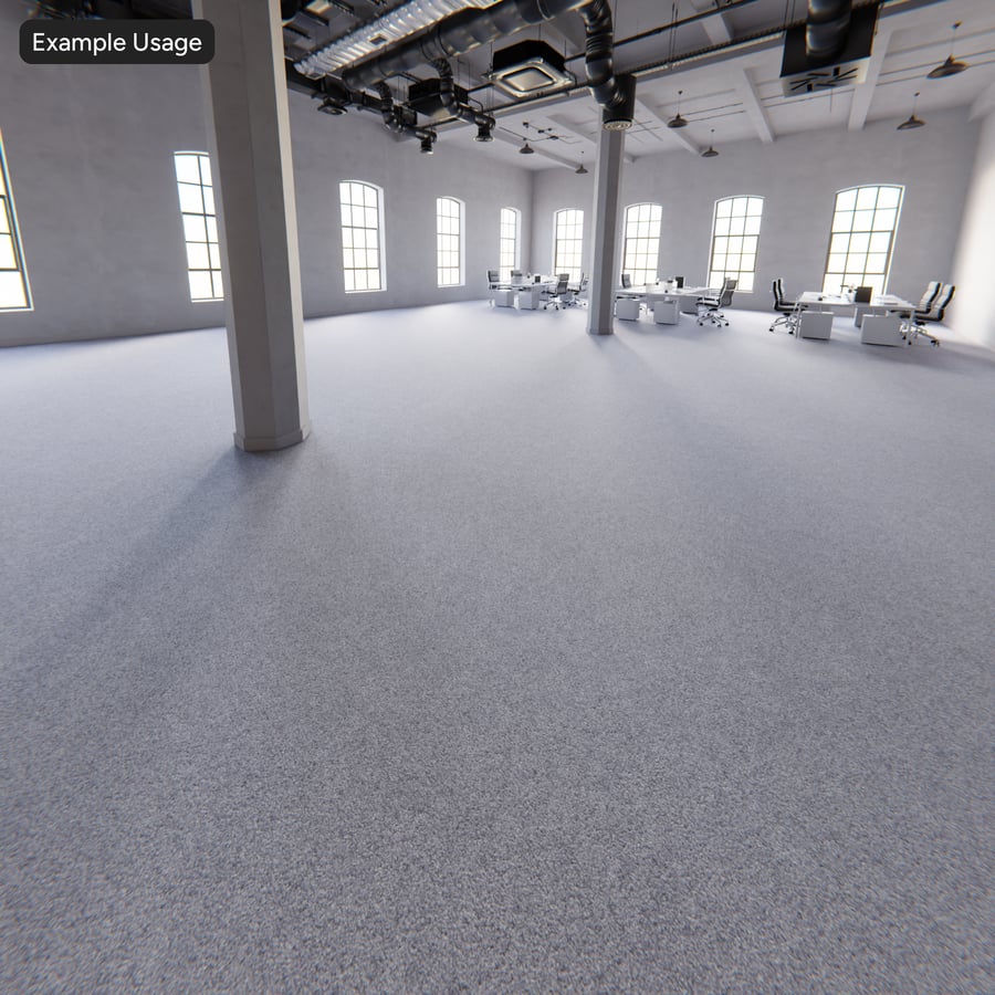Natural Twist Pile Carpet Flooring Texture, Gray