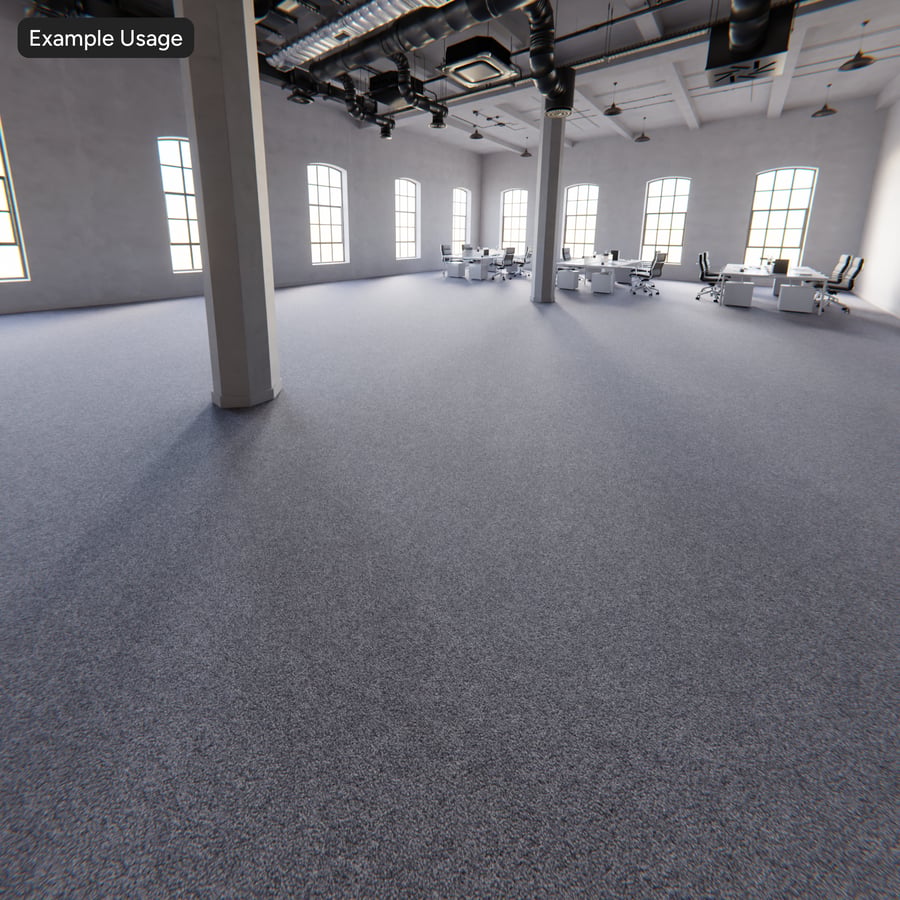 Natural Twist Pile Carpet Flooring Texture, Gray