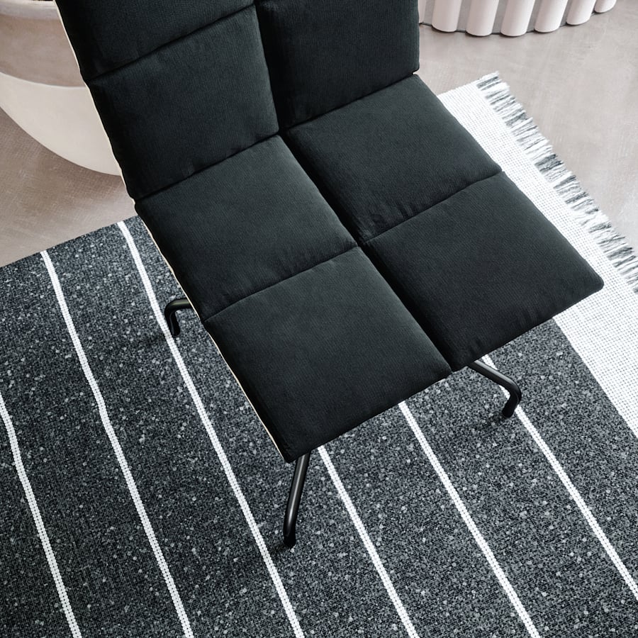 Replika Model Kursi Lipat Plyfold, Hitam