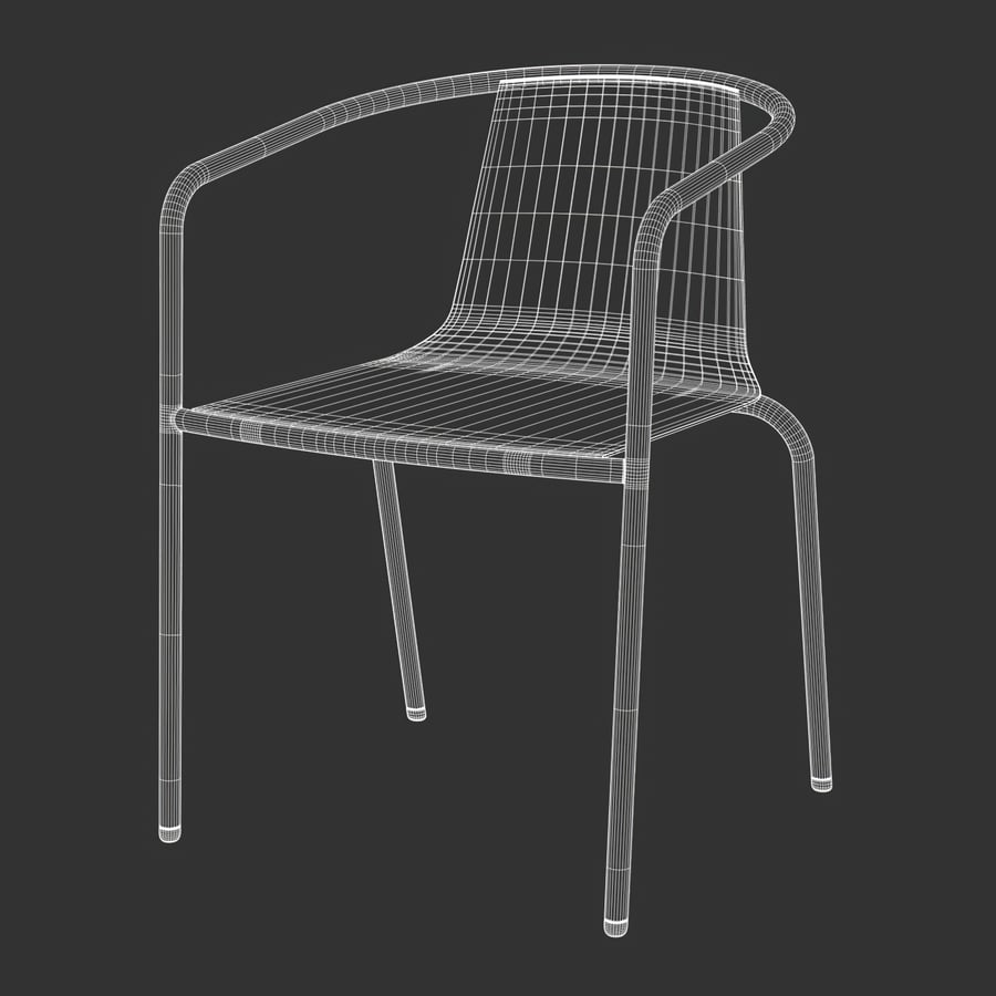 Replik iSiMAR Cafe Sessel Modell, Rot