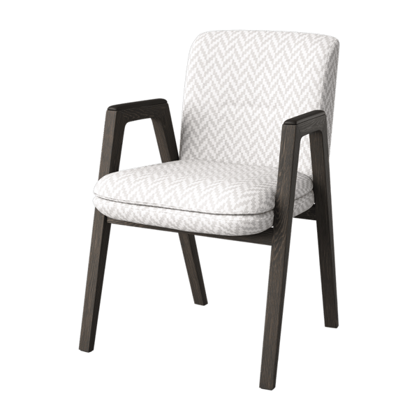 Replika Minotti Esterna stol modell, grå