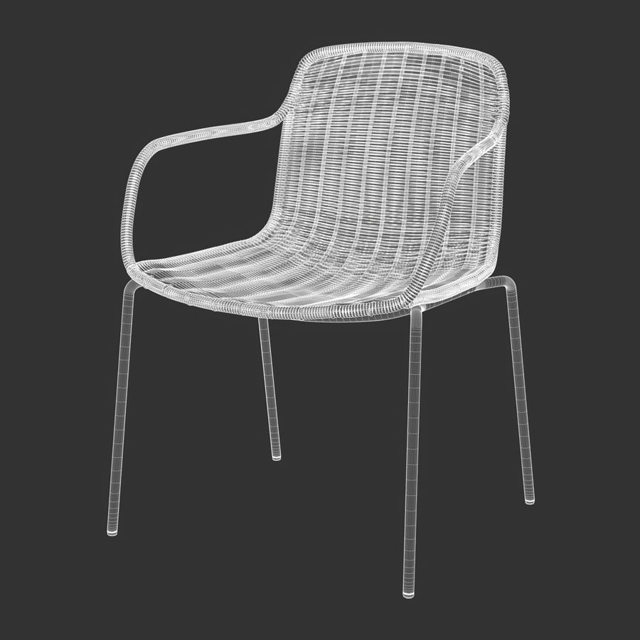 Replica Expormim Weave Stoel Model, Zwart
