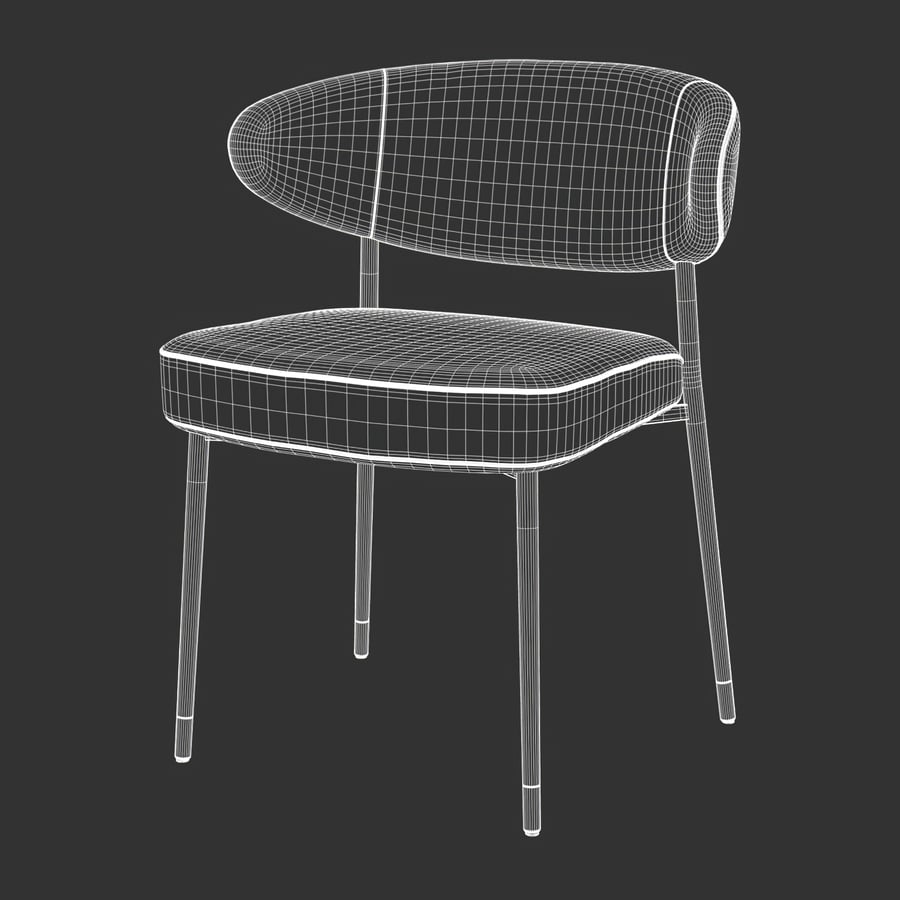 Replica Minotti Expect szék modell, szürke