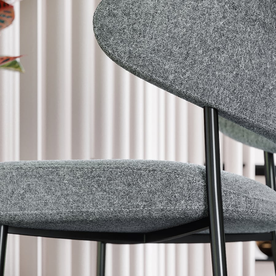 Replica Minotti Expect szék modell, szürke