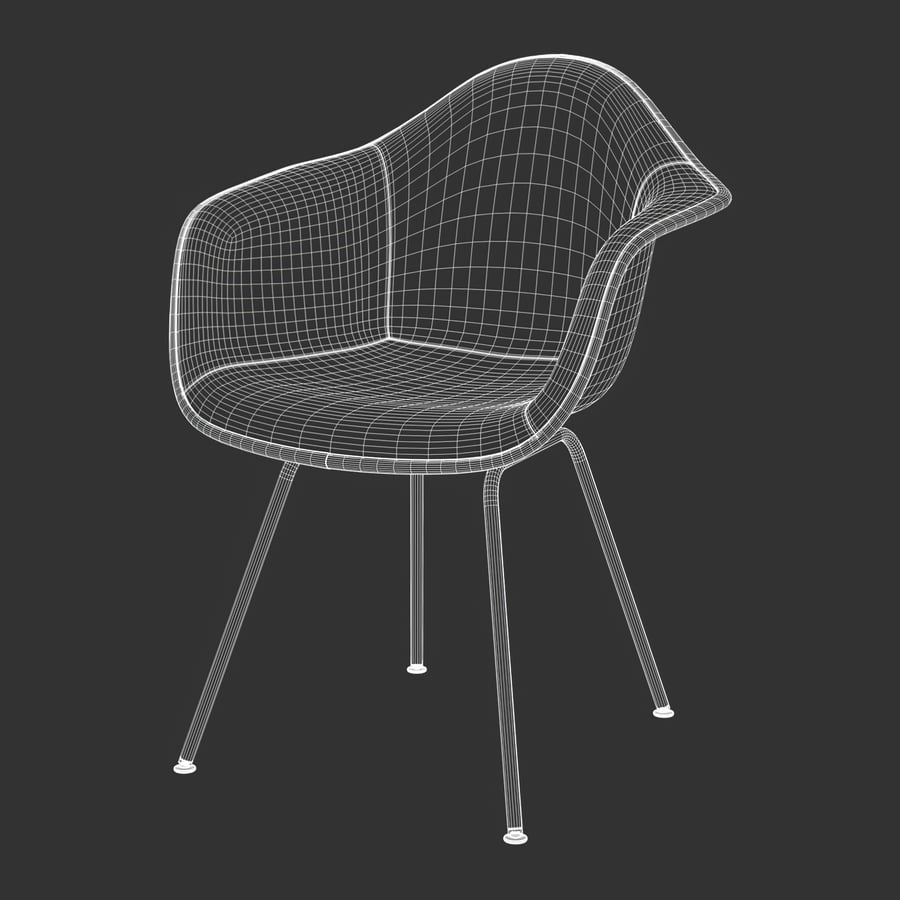 Replik Eames Plastic Side Chair Modell, lachsrot