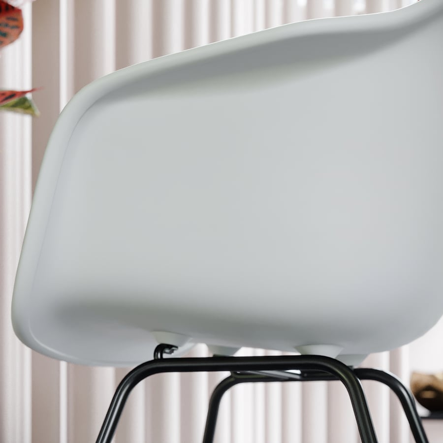 Replik Eames Plastic Side Chair Modell, lachsrot