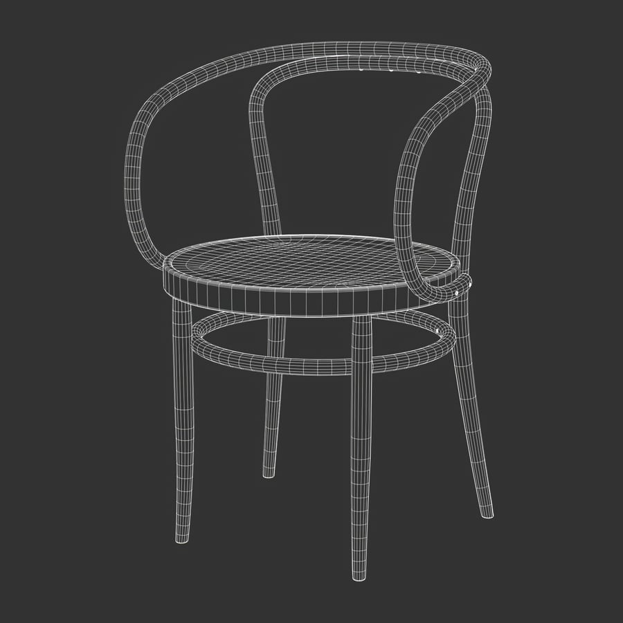 Replika krzesła Thonet 209, czarny