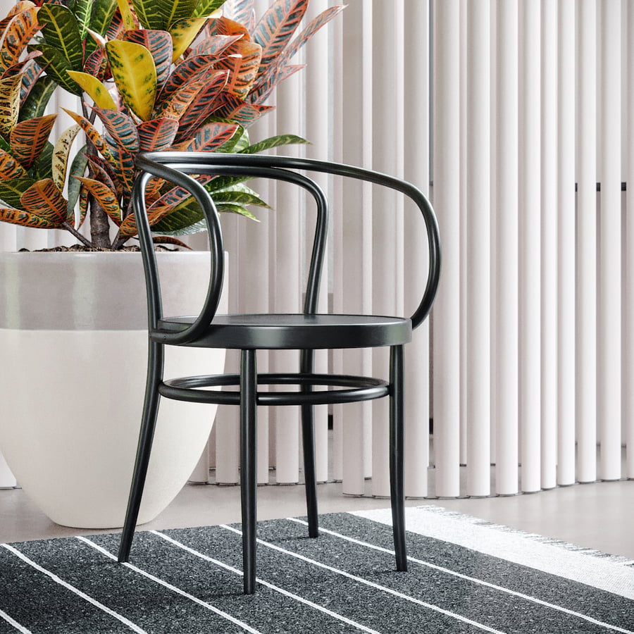 Replika krzesła Thonet 209, czarny