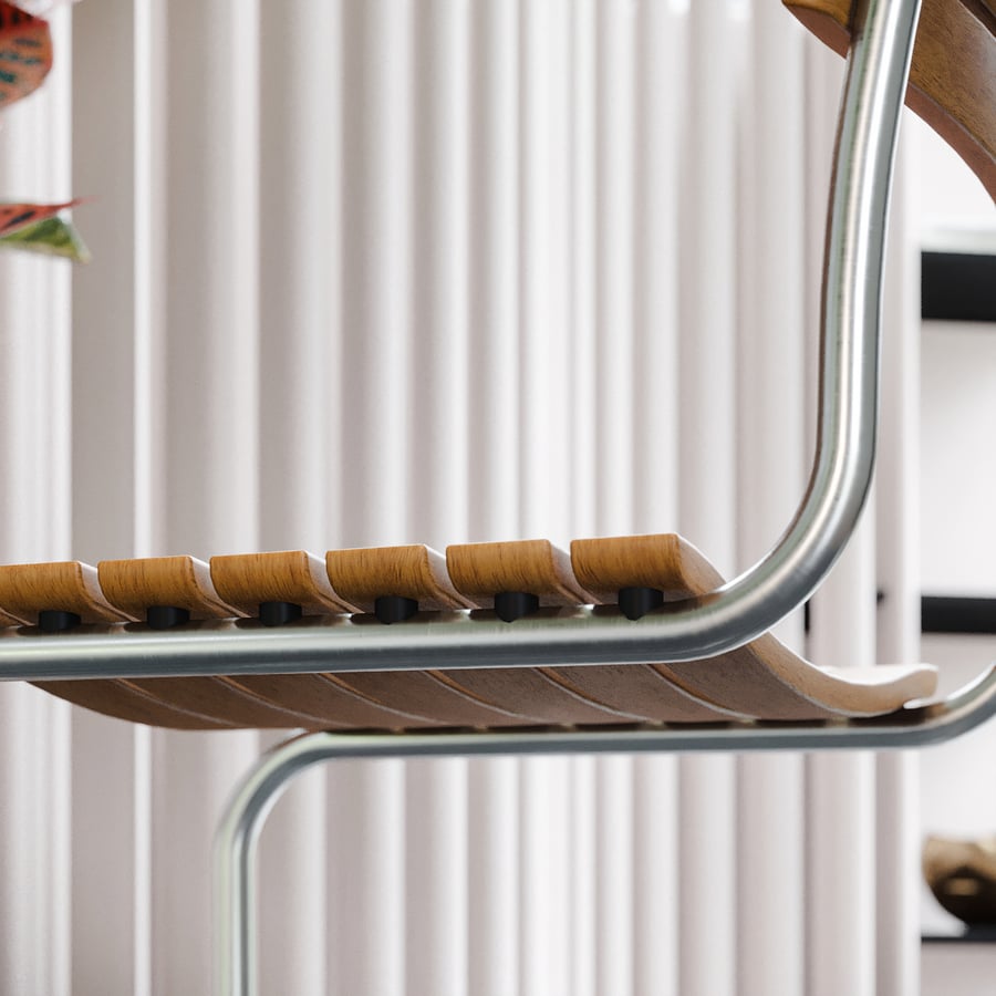 Ahşap Replica Thonet S40 Sandalye Modeli