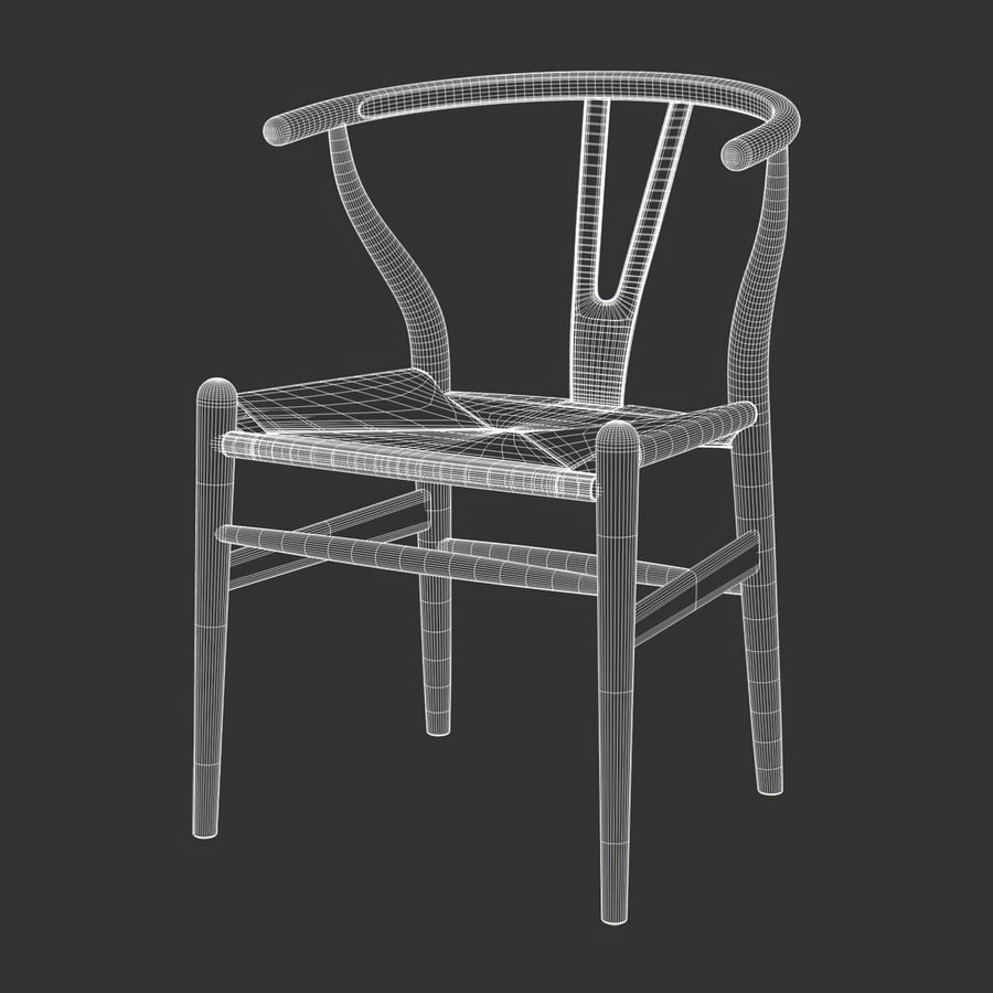 Holzreplik Hans Wegner CH24 Gabelstuhl Modell