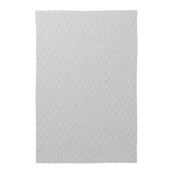 Mini Diamond Designer Rug Model, Gray