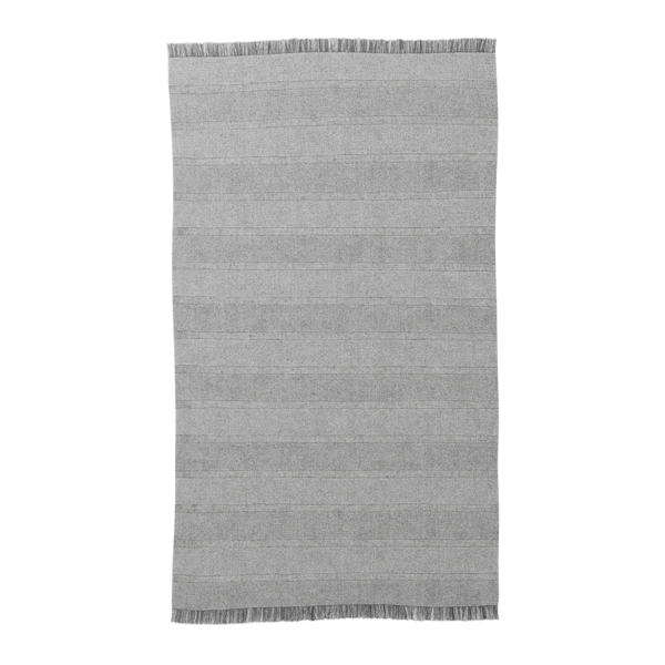 Sunset Stripe Designer Rug Model, Gray