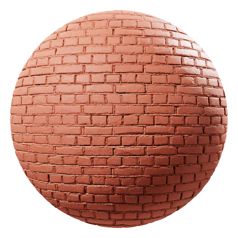 Painted English Bond Brick Wall Texture