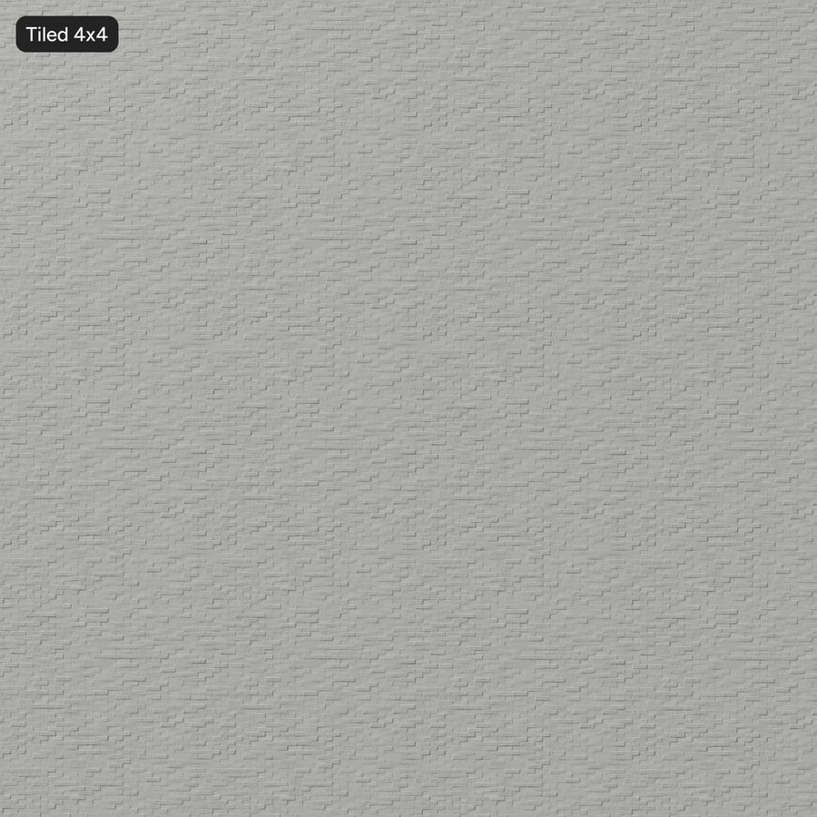 Extruded Painted Bond Brick Wall Texture, White