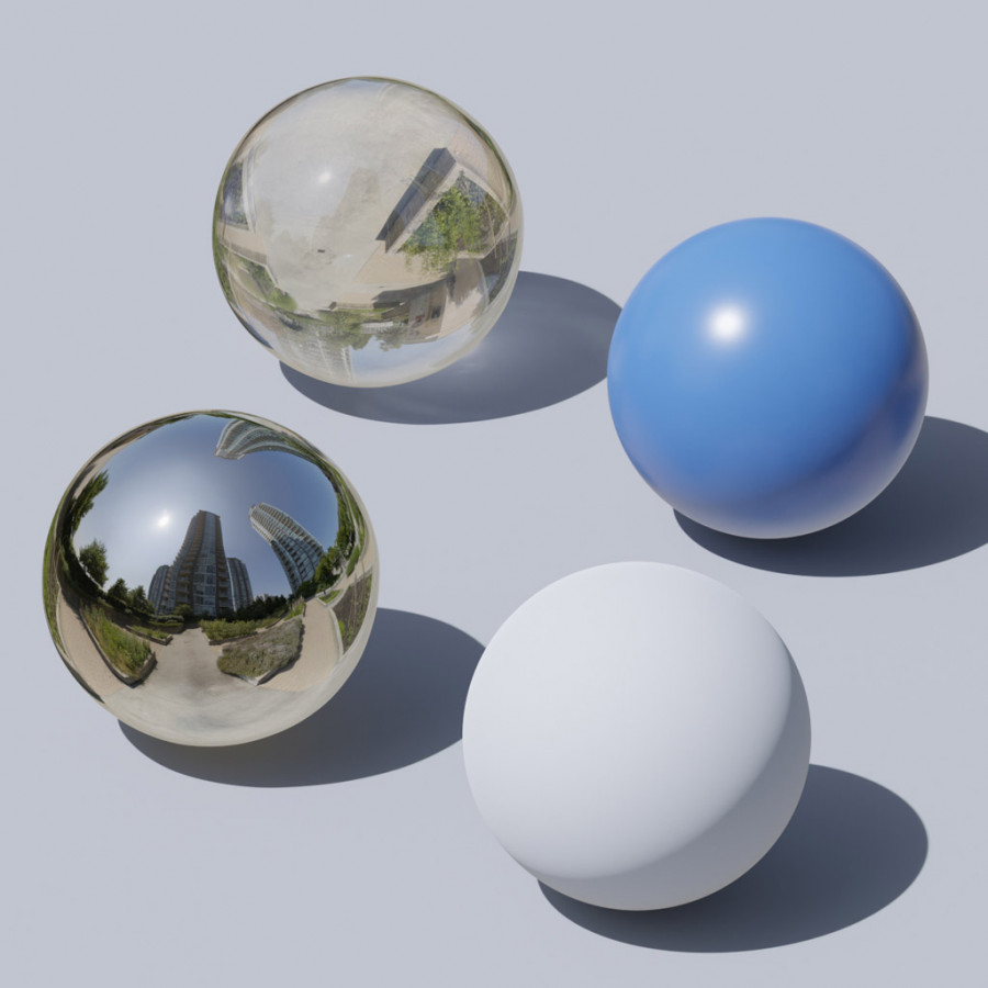 City Condo Courtyard Clear Day Outdoor Sky HDRI