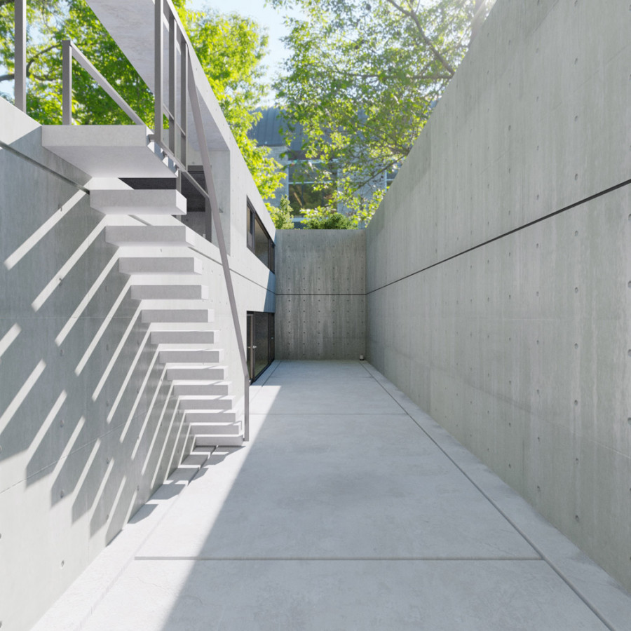 City Campus Park Klarer Tag im Freien Himmel HDRI