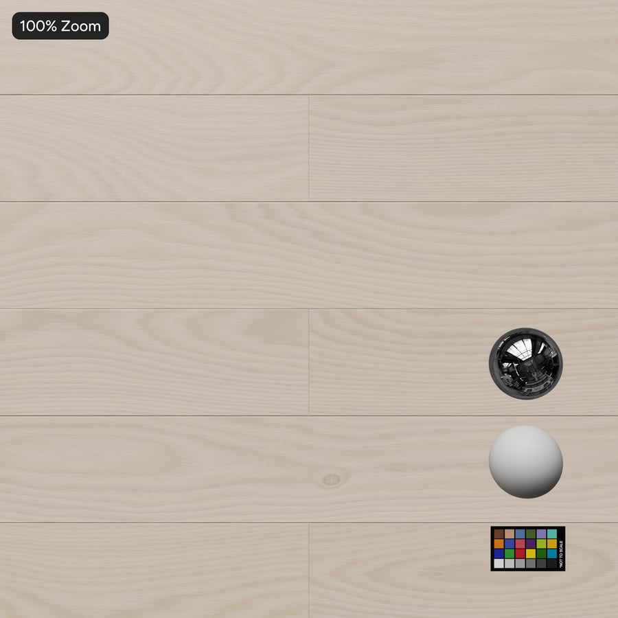 Ash Wood Board Texture, White