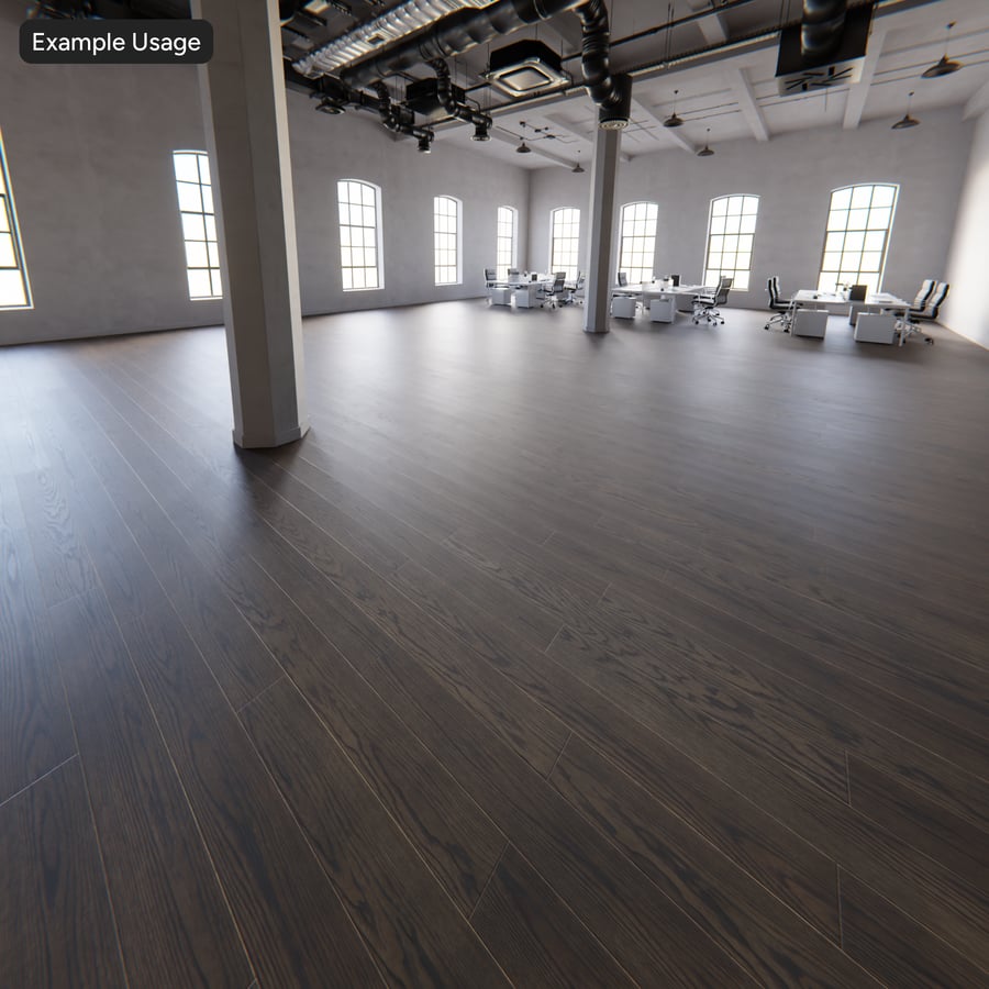 Essenhouten plankstructuur, donker ebbenhout