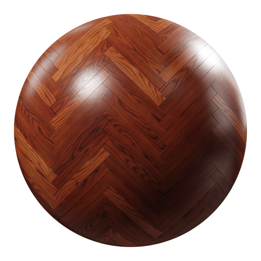 Herringbone Ash Wood Board Texture, Deep Ginger