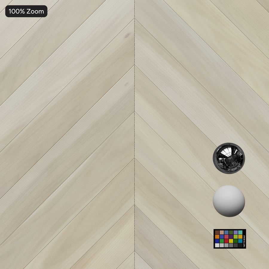 Tablero de madera de abedul con textura Chevron, blanco