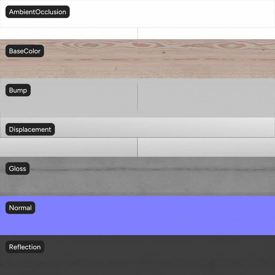 Douglas Fir Wood Board Texture, Natural
