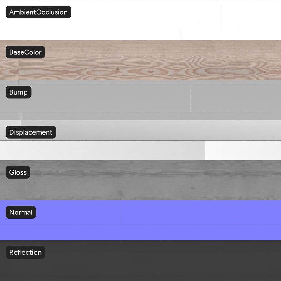 Douglas Fir Wood Board Texture, Natural