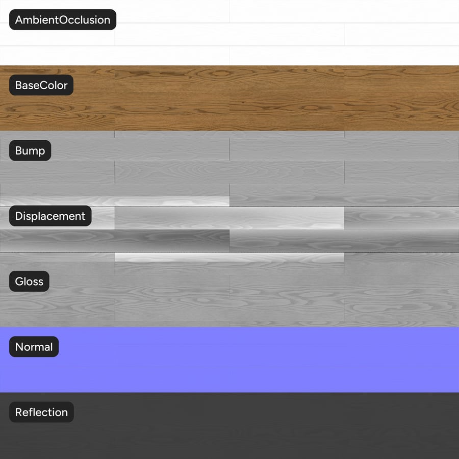 Oak Wood Board Texture
