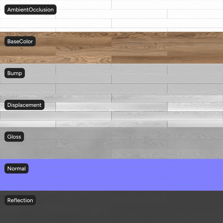 Oak Wood Board Texture