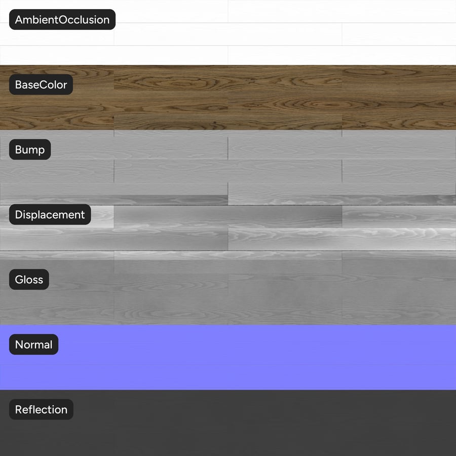 Oak Wood Board Texture