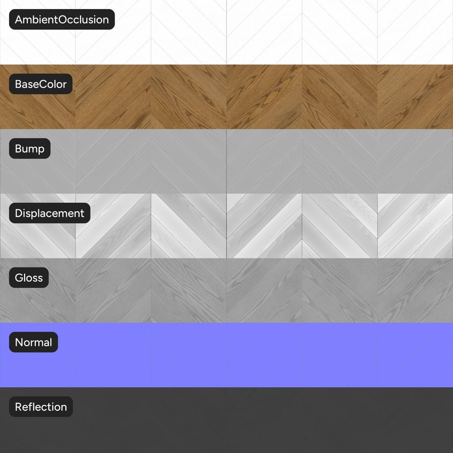 Chevron Oak Wood Board Texture