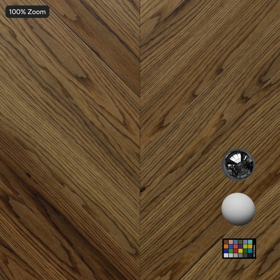 Chevron Oak Wood Board Texture