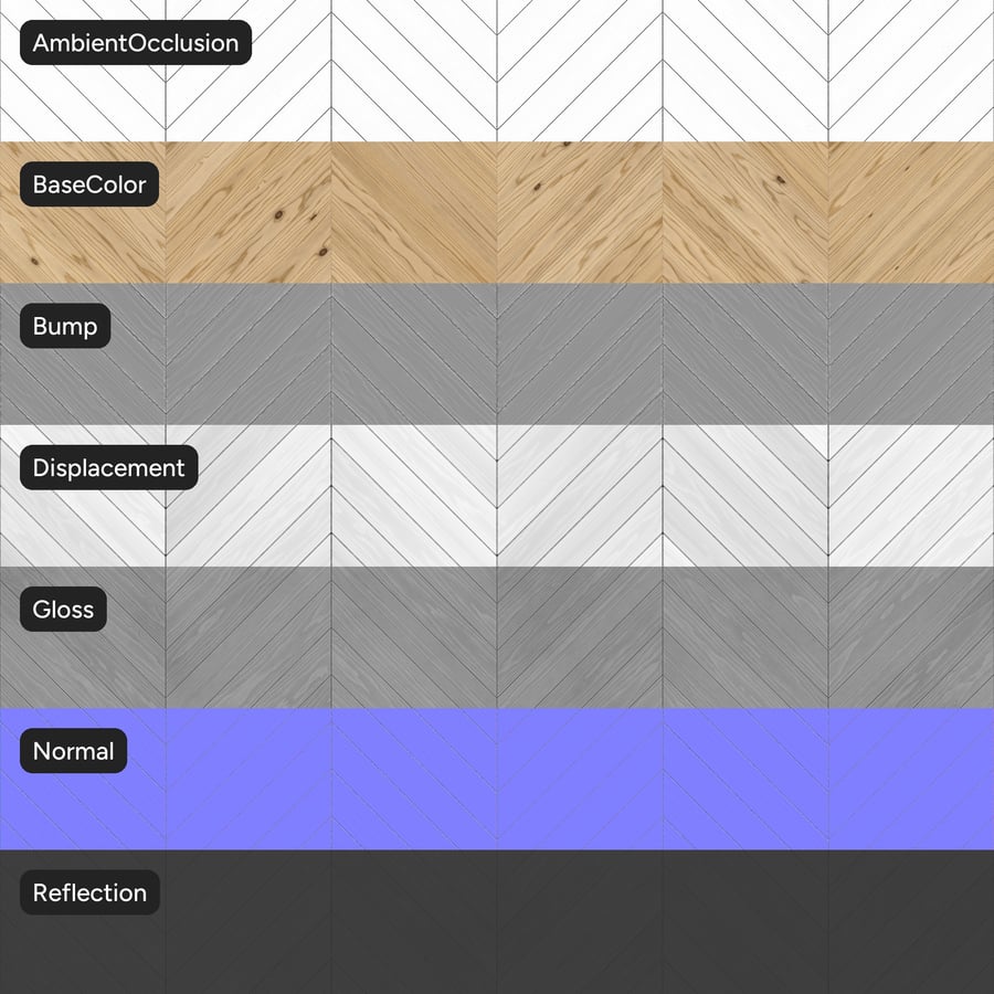 Chevron Pine Wood Board Texture