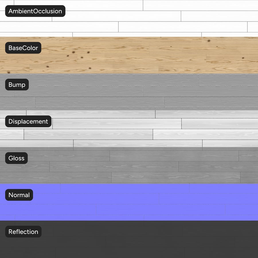 Pine Wood Board Texture