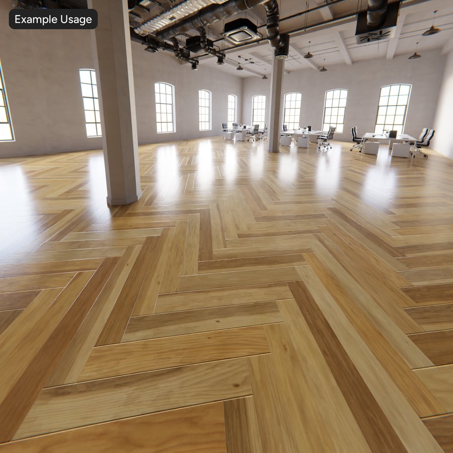 Herringbone Poplar Wood Board Texture