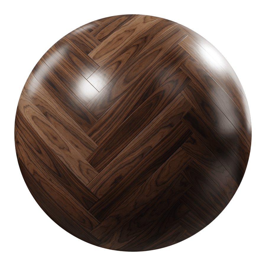 Herringbone Walnut Wood Board Texture