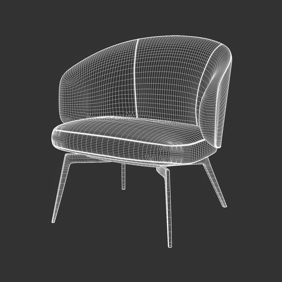 Replica Lema Semplice karosszék modell, halványkék