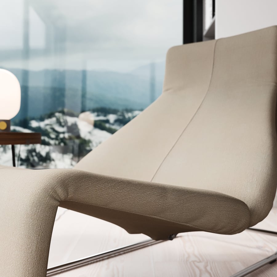 Taupe Replik Embody Sessel Modell