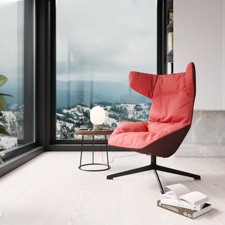 Replica Moroso Bravata For A Walk Modèle de fauteuil, rouge