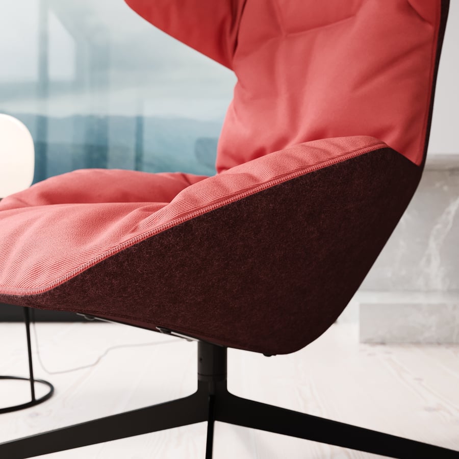 Replica Moroso Bravata For A Walk Modèle de fauteuil, rouge
