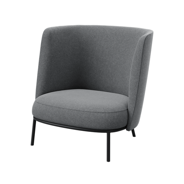Replika Offecct Boller magas karosszék modell, szürke