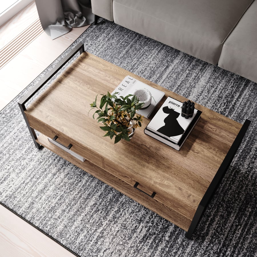 木材仿真 Simpli Home 樸素茶几模型